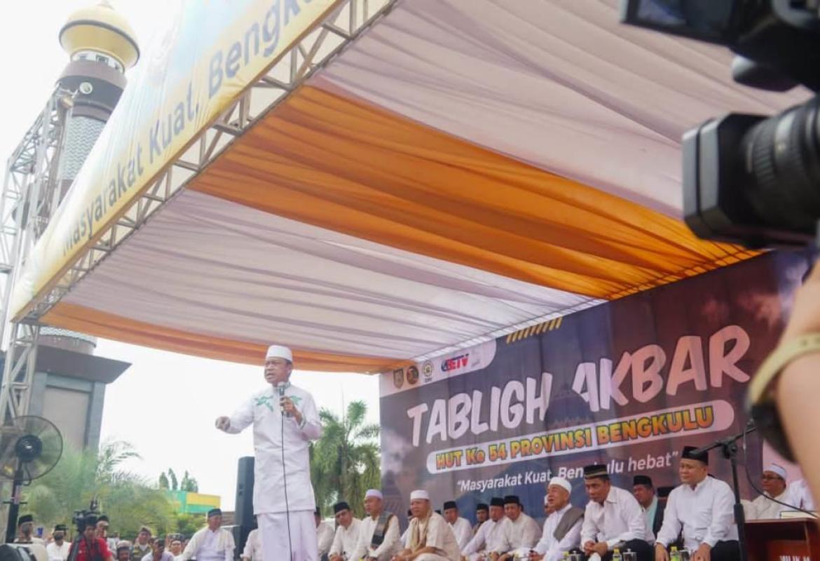 Tabligh Akbar HUT ke 54 Provinsi Bengkulu