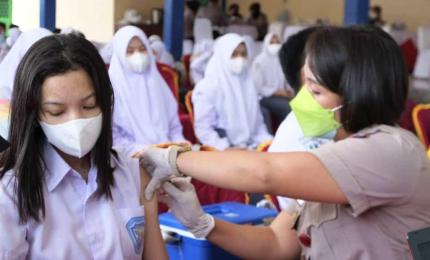 Vaksinasi Pelajar Bengkulu 