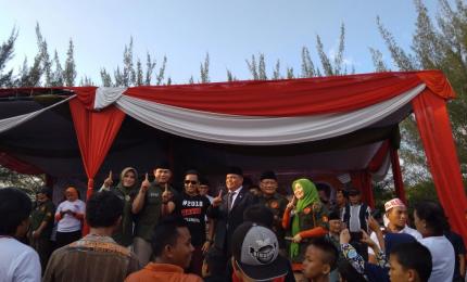 Ipang Musisi Asal Padang Meriahkan Kampanye Akbar David-Bakhsir